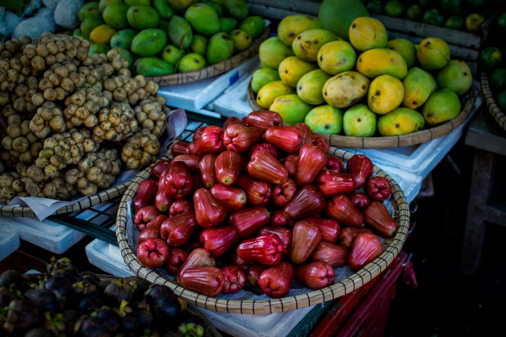 Fresh fruits in Vietnam