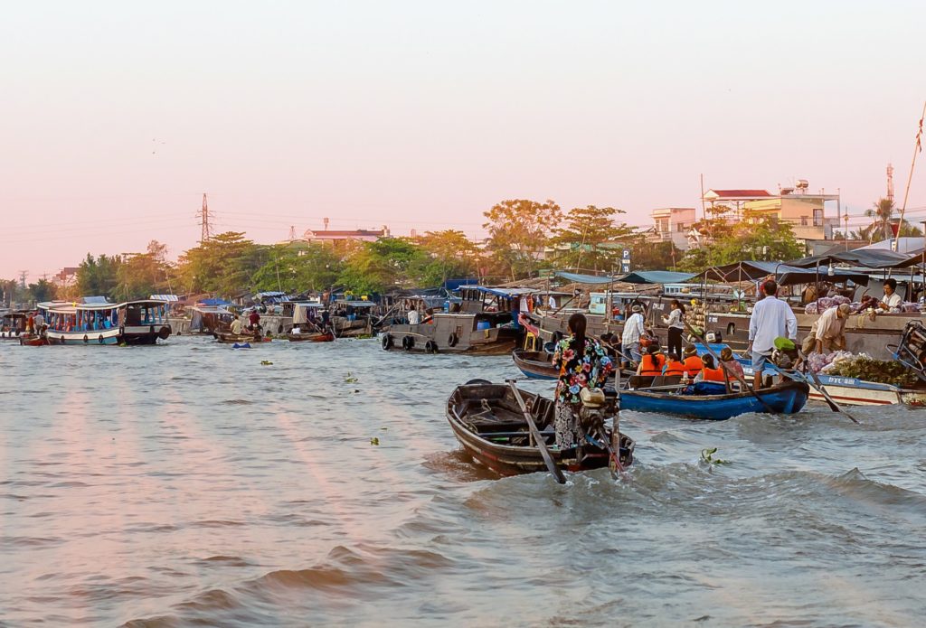 mekong delta on a vietnam motorbike ride