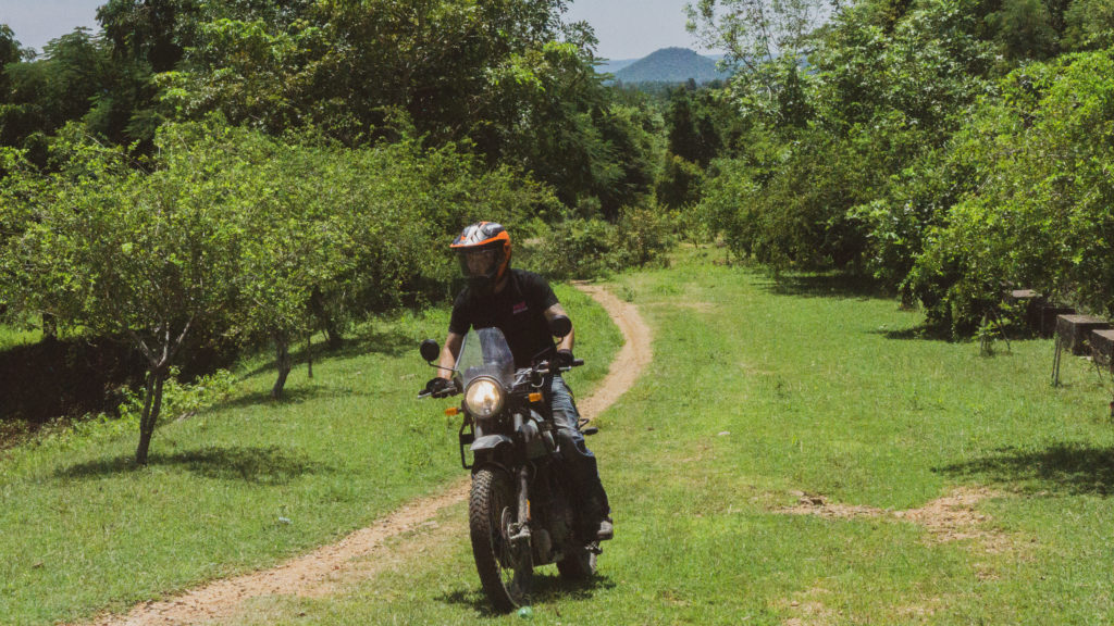 Vietnam motorbike ride on a sunny day