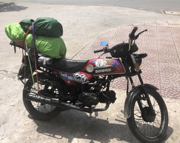 Old motorbike in Vietnam