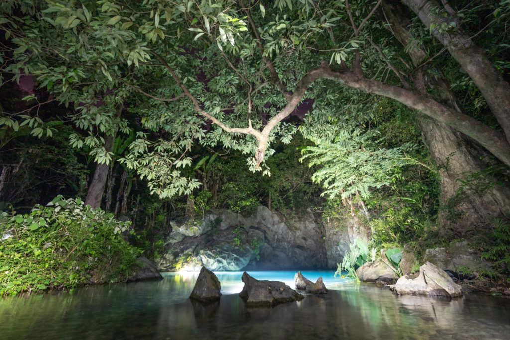 Phong Nha's water with Jungle Boss