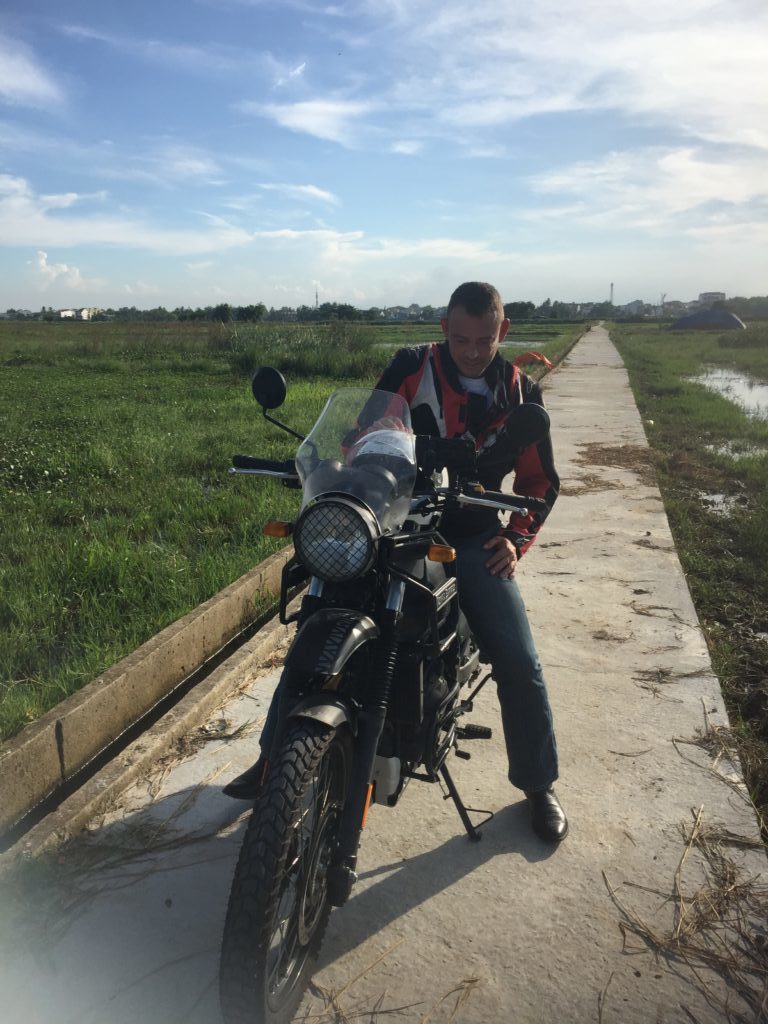 Wearing the right jacket on a Vietnam adventure ride