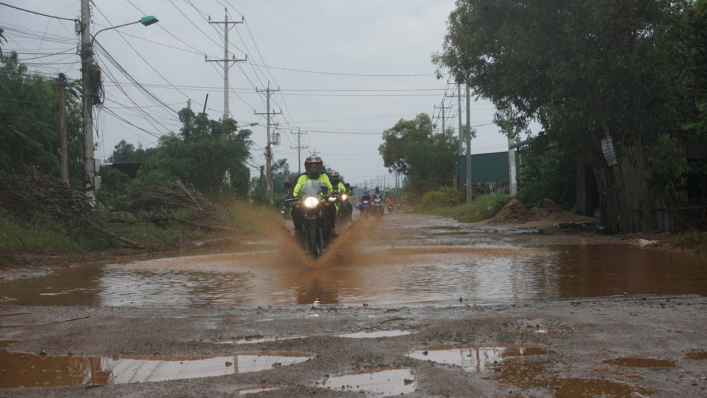 Motorbike on an adventure ride in Vietnam