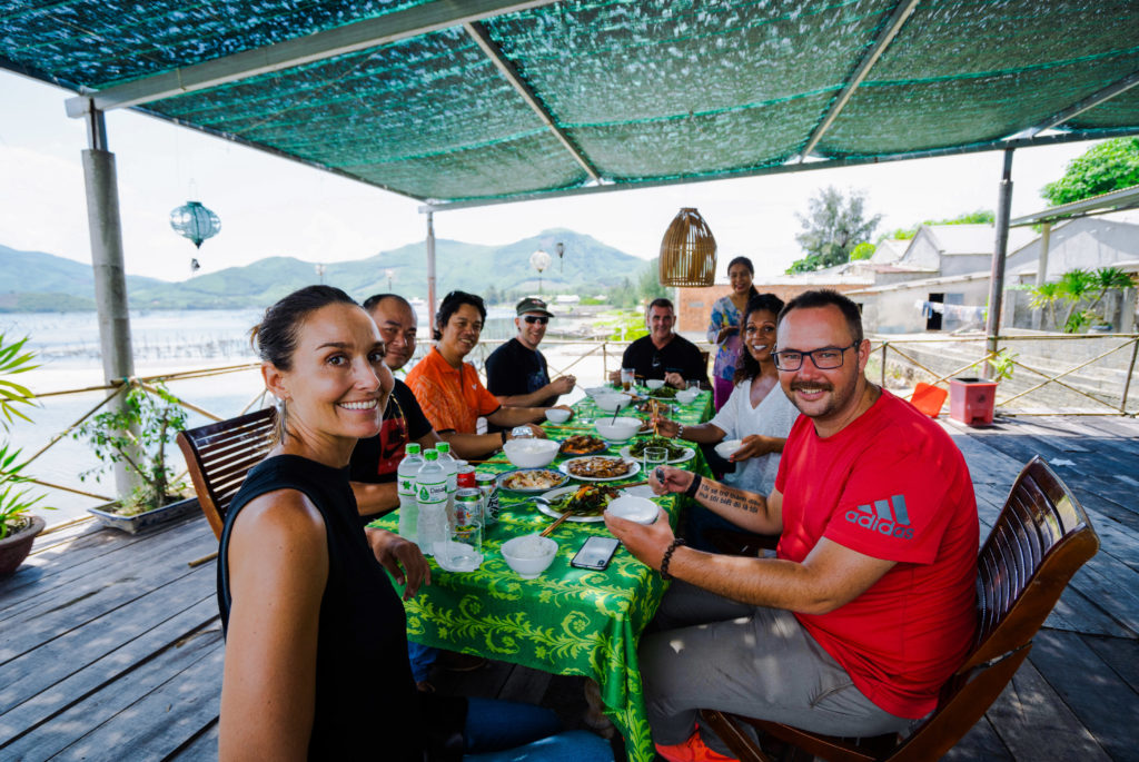 a food tour in Vietnam