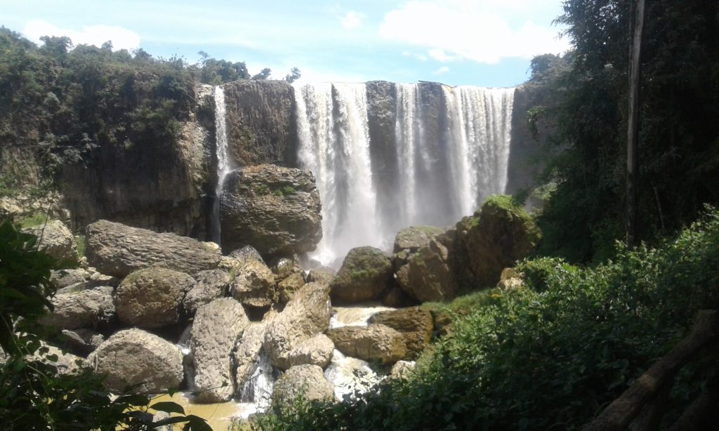 Bao Dai Waterfall Dalat on a back of the bike tours