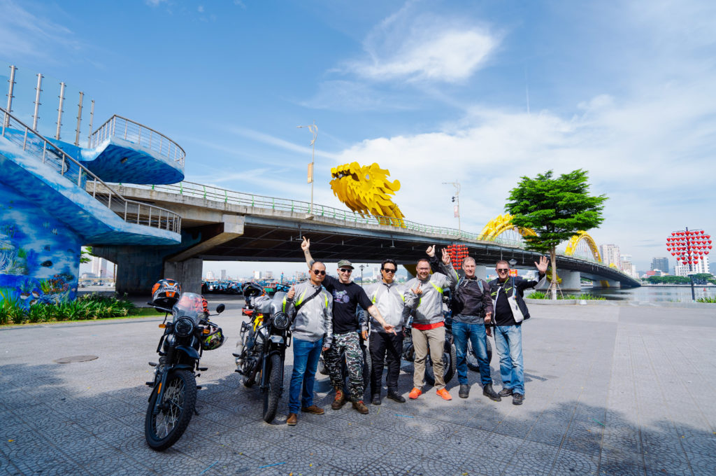 Onyabike Adventures tour at the Dragon Bridge