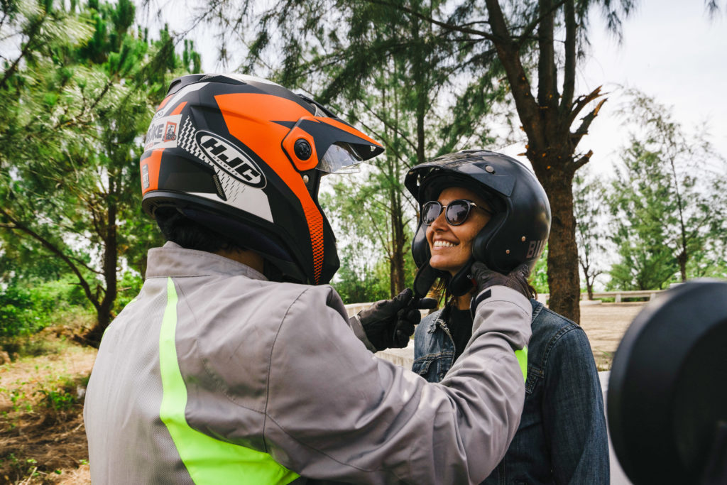on a pillion Vietnam motorbike tour