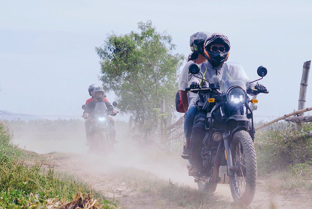 Vietnam motorbike tour on a pillion on board