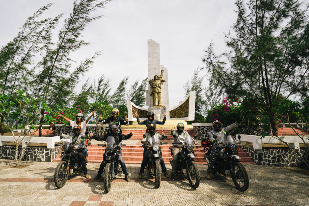 a vietnam motorbike tour with pillion passengers