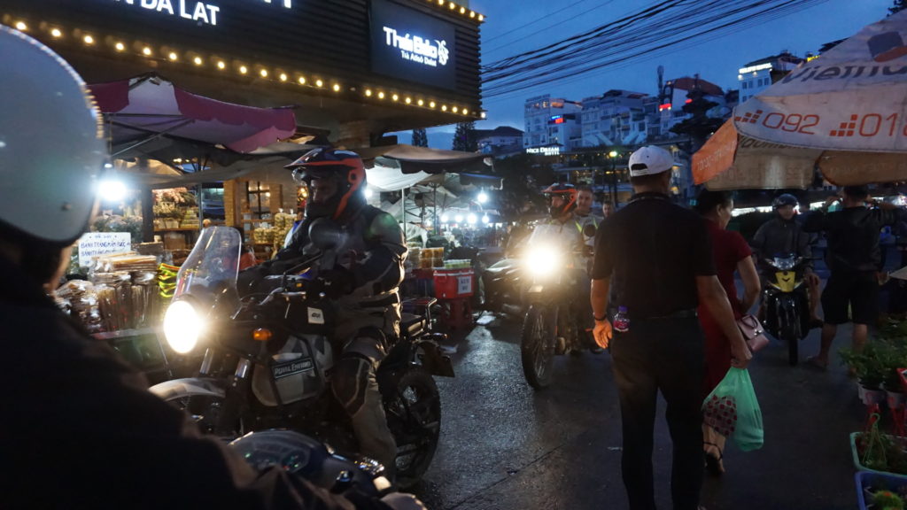 vietnam motorbike ride at night
