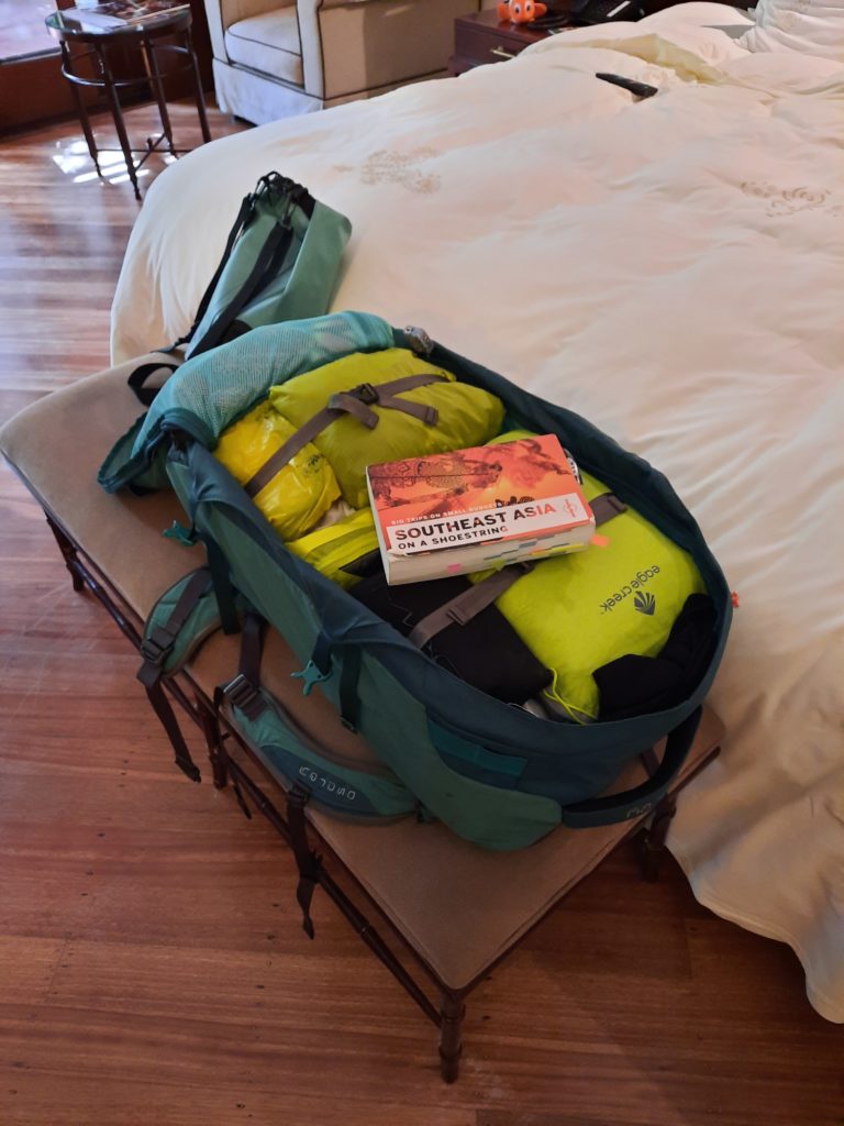 packed luggage