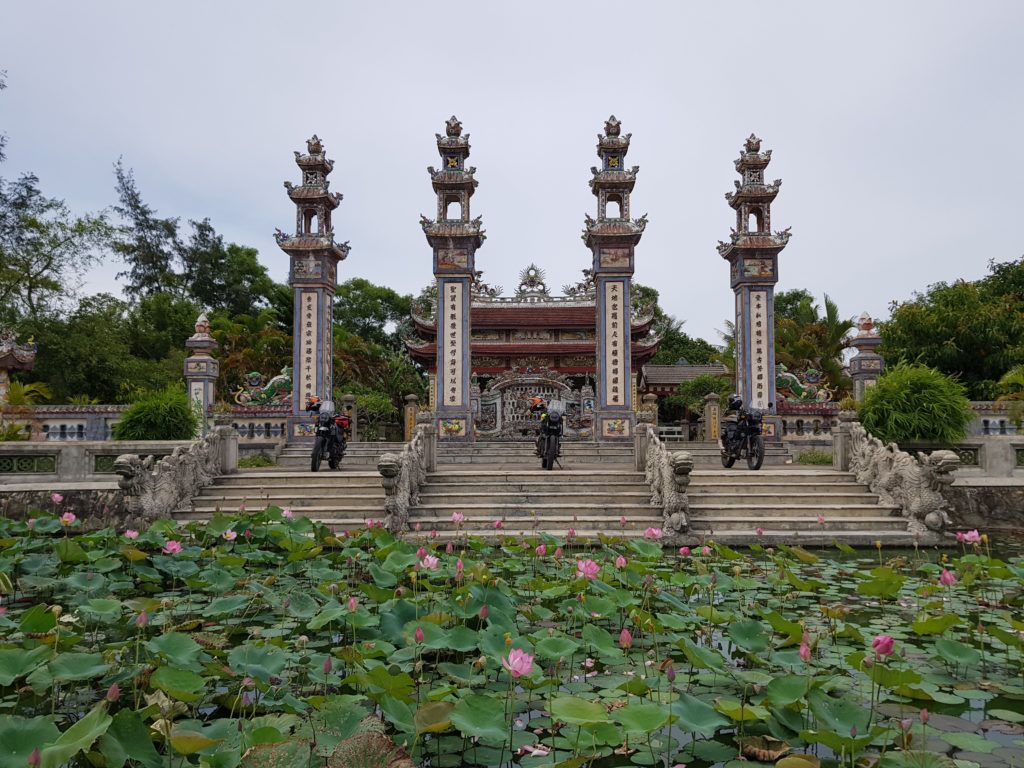 adventure riders tour amazing temples in Vietnam