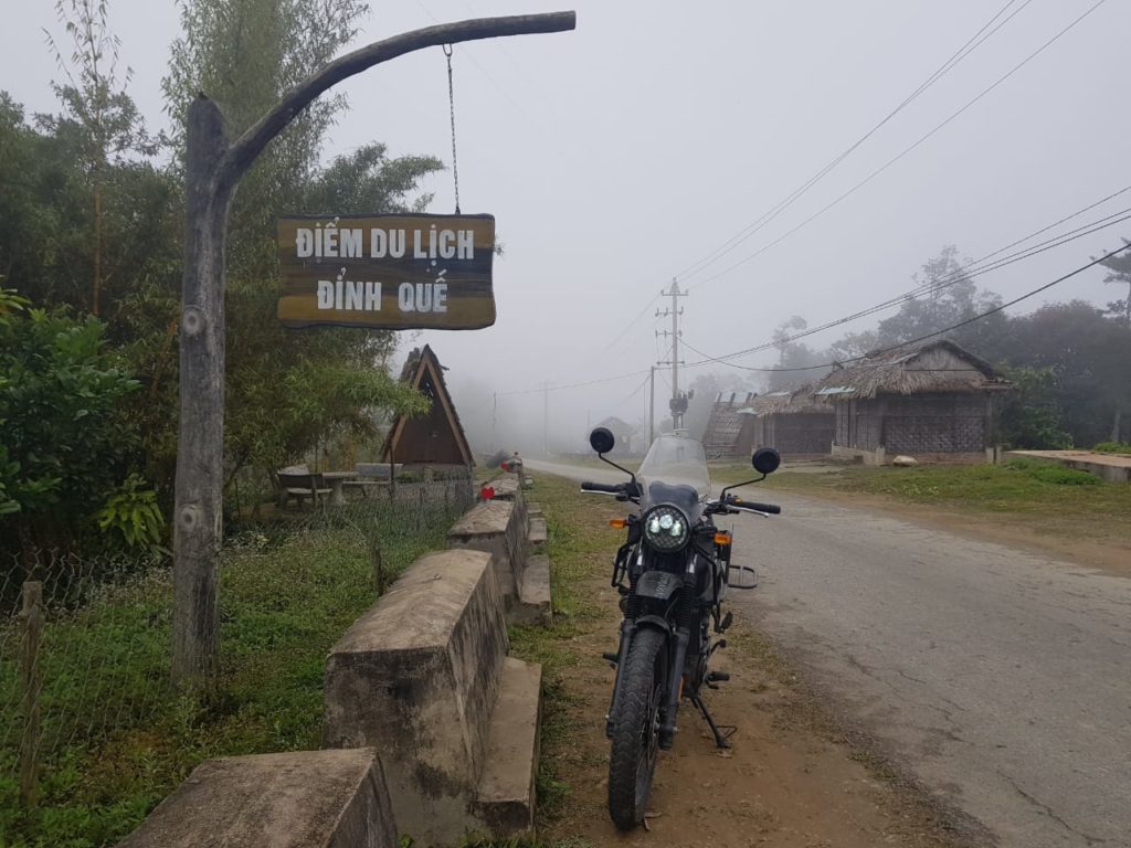Vietnam motorbike tour in a coffee plantation
