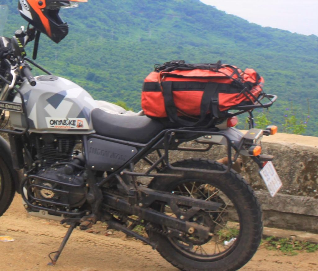 Motorcycle tail luggage in Vietnam