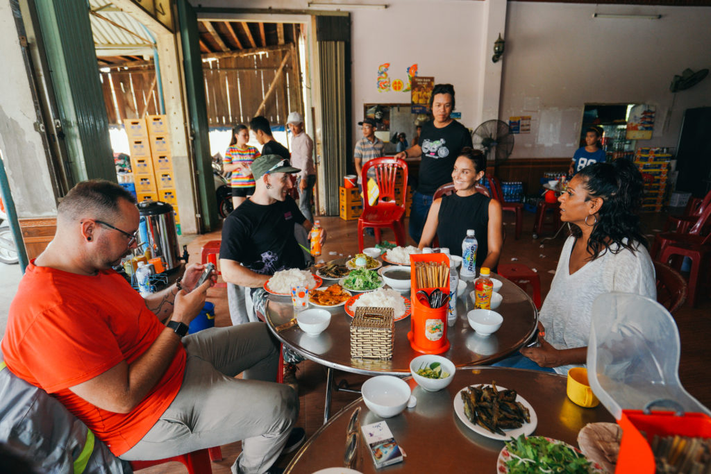 Onyabike Adventures tour group explores Vietnamese food