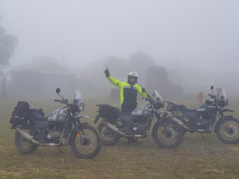 Fog can obscure the view, but make for some surreal riding.