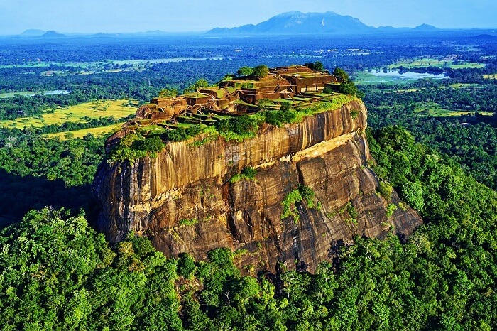 Sigiriya fort, a great stop on a Sri Lanka motorbike trip