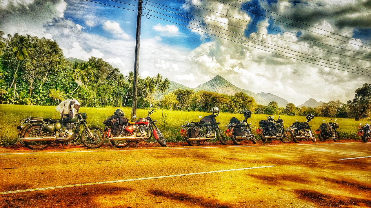 Beautiful weather for a Sri Lanka motorcycle tour